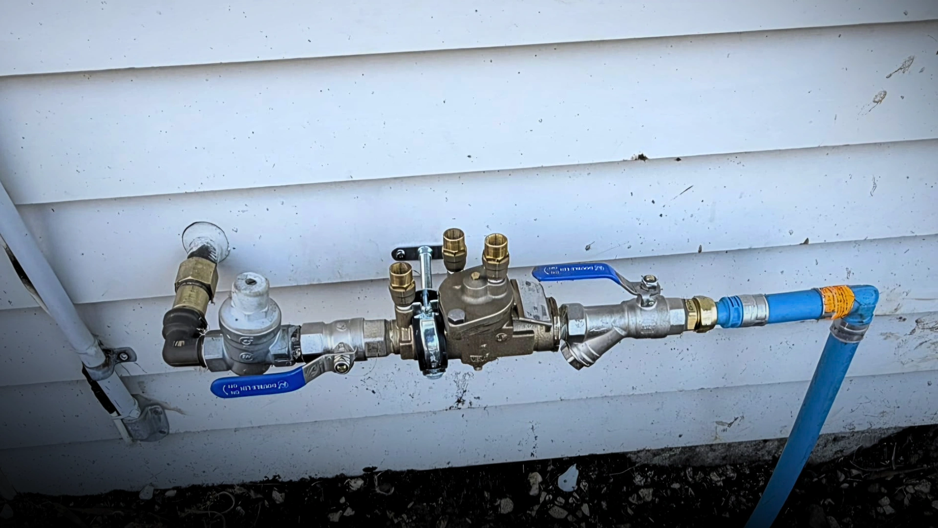 Backflow prevention device installed and tested on a Napier water connection